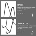 thumbnail image 2 of 3Pcs Iron Plate Holder Easel Display Stand Tabletop Picture Stand for Photo Frames, 2 of 9