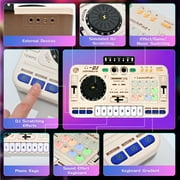 Cool Toys - Toddler DJ Table, Electronic DJ Mixer Toy with Sound Effects, Lights & Recording, Musical Instruments Toys for 3-8 Boys Girls