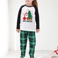 thumbnail image 4 of Patrón de Papá Noel Vestido para padres e hijos Cuello redondo Familia Cintura elástica Traje diario, 4 of 7