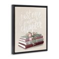 thumbnail image 2 of Stupell Industries French Country One More Chapter on Beige Black Floating Frame Canvas Art, 17 x 21, by House Fenway, 2 of 8