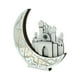 thumbnail image 3 of Lámpara de mesa de madera con luz de luna y adorno de Ramadán, elegante lámpara de luna para Blanco, 3 of 9