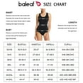 thumbnail image 3 of Baleaf Women's One Piece Bathing Suit Conservative Athletic Racerback One Piece Training Swimsuit Swimwear Black 40/X-Large, 3 of 8