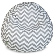 Chevron Large Classic Bean Bag Chair, Multiple Colors