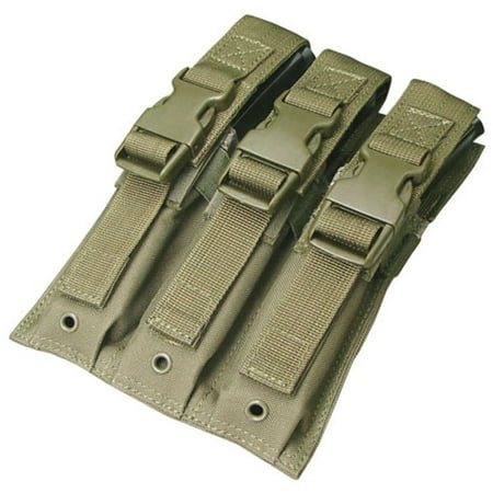 - Condor MA37 Triple Buckle Top MP5 Magazine MOLLE Pouch Holster - OD Green