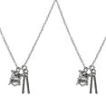 thumbnail image 1 of 2 Pcs Pops Gifts Rock Drum Necklace Creative Drum Set Necklace Drummer Gifts Men Graduation Party Favor, 1 of 4