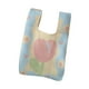 thumbnail image 4 of Bolso de muñeca con nudo pequeño Bolso de muñeca con nudo elegante Bolso de muñeca de crochet Bolso de compras informal Azul claro, 4 of 8