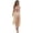Beige, variant on Kukuzhu Women Swimsuit Coverups Crochet Floral Long Fringe Hem Beach Swimsuit Bikini Tassel Slip Dress Cover Up Pool Swimwear