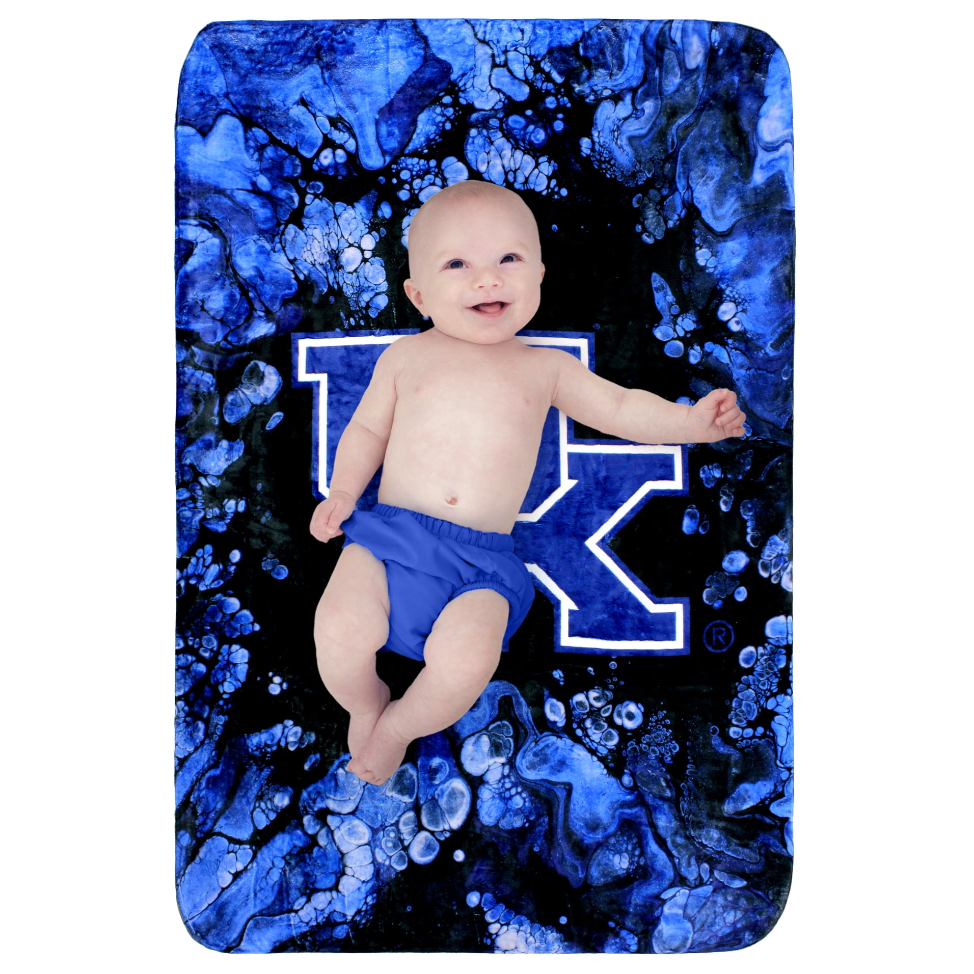 College Covers Kentucky Wildcats Sublimated Soft Throw Blanket, 30" x 40"