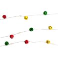 thumbnail image 3 of Studio Mercantile LED Micro Jingle Bells 10 Feet String Lights, Featuring a Convenient Four Hour Timer for Ease of Use, Clear, 3 of 3