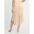 thumbnail image 2 of Madden NYC Women's Asymmetric Lace Midi Skirt, Sizes XXS-XXL, 2 of 6