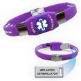 thumbnail image 1 of "Implanted Defibrillator" Elite Medical Alert ID Bracelet. Choose Color!, 1 of 6