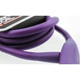thumbnail image 3 of Knog Party Coil 1300mm Coiled Cable Bike Lock Braided Steel Grape Purple NEW, 3 of 5
