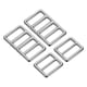 thumbnail image 1 of 8PCS Hebilla deslizante ajustable de aleación de zinc de 1" para correas de webbing de bolsas y mochilas, 1 of 7