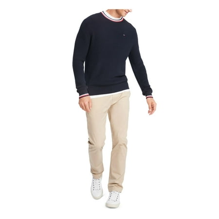 TOMMY HILFIGER Mens Navy Long Sleeve Crew Neck Knit Pullover Sweater XXL