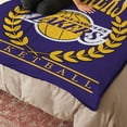 thumbnail image 3 of The Northwest Group Los Angeles Lakers 46" x 60" Plateau Silk Touch Throw Blanket, 3 of 6
