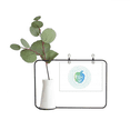 thumbnail image 1 of Green Pepper Healthy Living Line Metal Picture Frame Cerac Vase Decor, 1 of 3