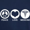 thumbnail image 3 of CafePress - Peace Love Medicine Dark T Shirt - Men's Classic Graphic Cotton T-Shirt, 3 of 4