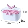 thumbnail image 7 of Girl Hair Accessories Storage Box Jewelry Storage Box for Earrings Hairpin Pink, 7 of 7