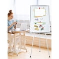 thumbnail image 5 of Meoldis Adjustable Height Whiteboard on Tripod Stand - Portable Flip Chart Easel with Magnetic Surface, Paper Clamp & Pen Tray, for Office, School & Home, 5 of 8