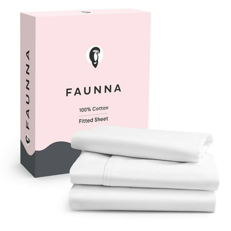 King Fitted Sheet Only  100% Long Staple Cotton Fitted Sheet King Size with 800 Thread Count Sateen Weave  Deep Pocket King Fitted Sheet  Ultra Soft  Smooth & Lustrous Fitted Sheets White(1 Piece)