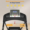 thumbnail image 3 of Redliro Senior Treadmill with Long Side Handrails, 300lbs Capacity, LED Display & Heart Rate Sensor, Safe Walking Treadmill for Elderly, 3 of 9