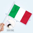 thumbnail image 4 of Anley Mexico Mini Flag 12 Pack - Hand Held Small Miniature Mexican Flags on Stick - 5x8 Inch with Solid Pole & Spear Top, 4 of 7