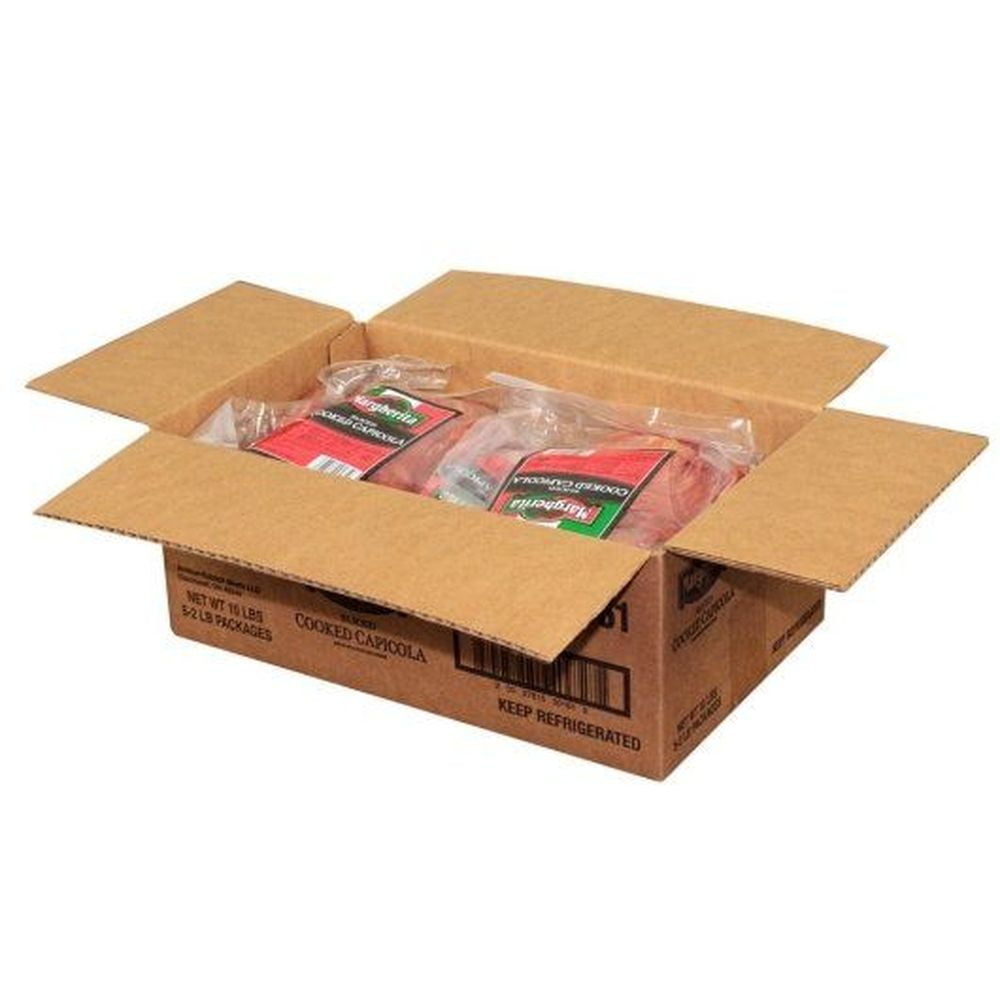 Margherita Sliced Cooked Capicola, 2 Pound -- 5 per Case.