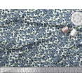 thumbnail image 2 of Soimoi Cotton Duck Fabric Flower Watercolor Printed Craft Fabric by The Yard 56 Inch Wide, 2 of 3