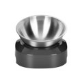 thumbnail image 1 of Bol Surélevé pour Chat, Plat pour Chat en Acier Inoxydable pour Nourriture Eau Anti, 1 of 5