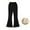 Black (With Fleece), variant on LYMAYTER Girls Flare Pants for Kids Baby Corduroy Casual Trousers Toddler Thickened Flare Leggings 3-13 Years