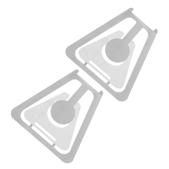 2 Pcs Medal Display Stand Metal Geometry Three-dimensional Insignia Rack for Home Single Holder