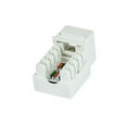 thumbnail image 2 of Monoprice Cat5e Punch Down Slim Keystone Jack for 23-26AWG Solid Wire, White, 2 of 3
