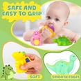 thumbnail image 3 of HYPERLIVING Jovicos No Hole No Mould Baby Bath Toys - 6PCS Dinosaurs Bath Toys For 1 2 3 4 Year Old Boys Girls Toddler Kids Swimming Pool Toys, 3 of 6