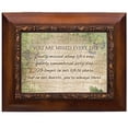 thumbnail image 2 of Cottage Garden - You are Missed Every Day Quietly Woodgrain Embossed Ashes Bereavement Urn Box, 2 of 3
