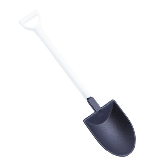jojofuny Multi Color Disposable Plastic Dessert Spoons for Decoration with Shovel Shape and Treat Sticks 50pcs