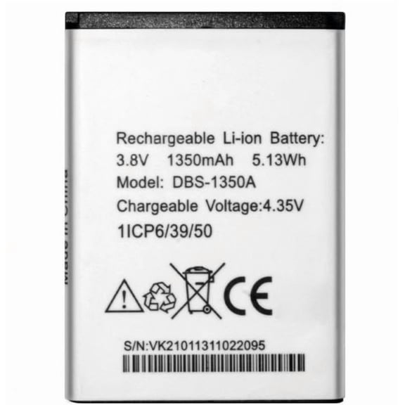 For Doro 7050 Consumer Phone Replacement Battery, DBS-1350A 1350mAh