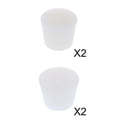 thumbnail image 1 of Glassware Silicone Stopper,High Temperature Sterilized Silicone Plug , Resistant Bottle Stopper Bung, Bottle Cover , Test Tube Tapered shamjiam Tapón de silicona para cristalería, 1 of 8