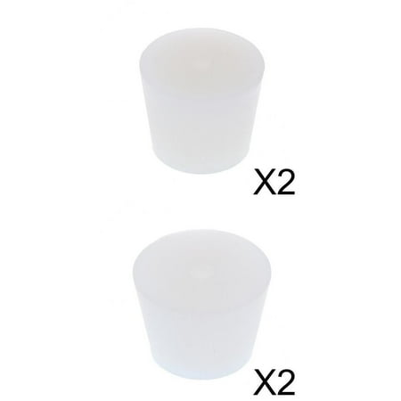 

2 Pieces Glassware Tube Silicone Stopper Bottle Stopper