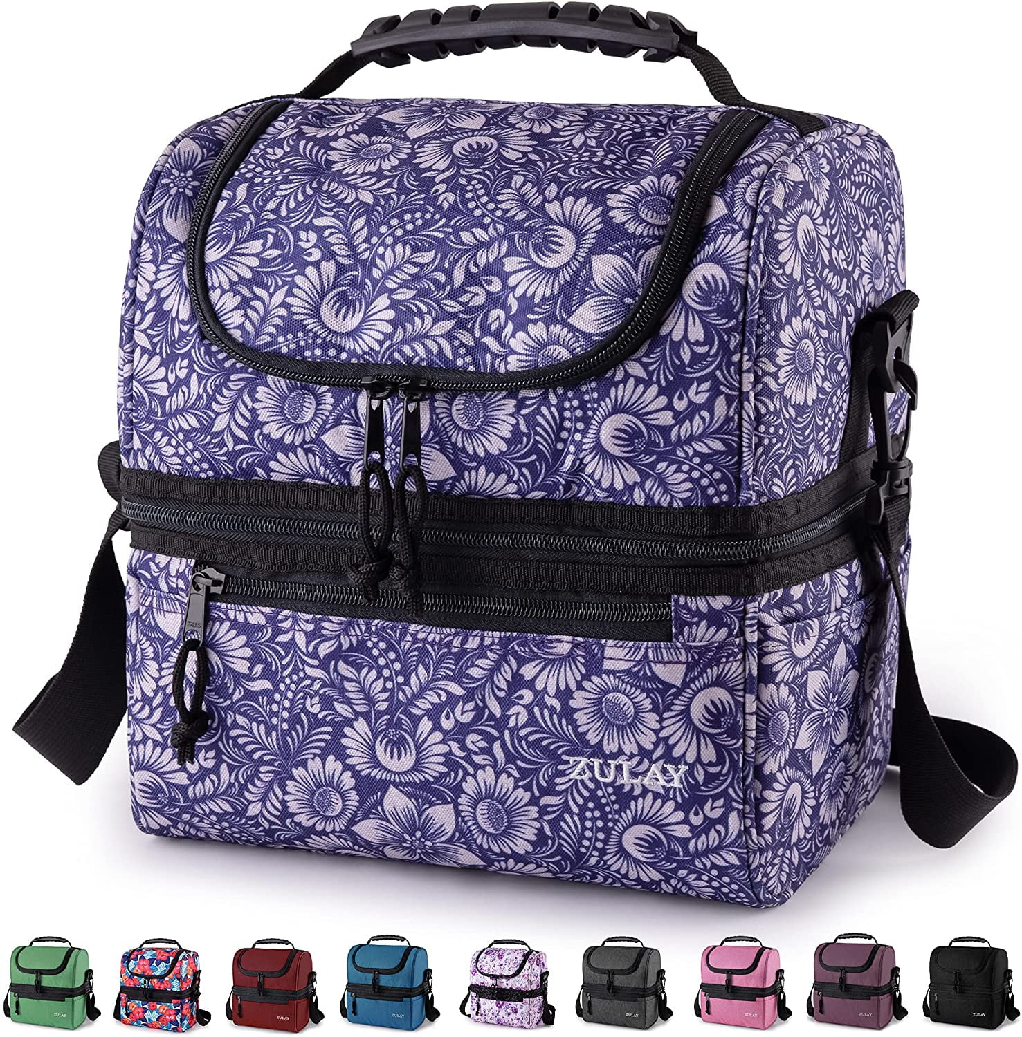 lunch bolsa with multiple compartments