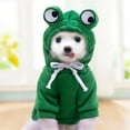 thumbnail image 2 of yuehao pet supplies dogs cats medium-sized dogs love and velvet two-legged sweater pet clothes green, 2 of 7