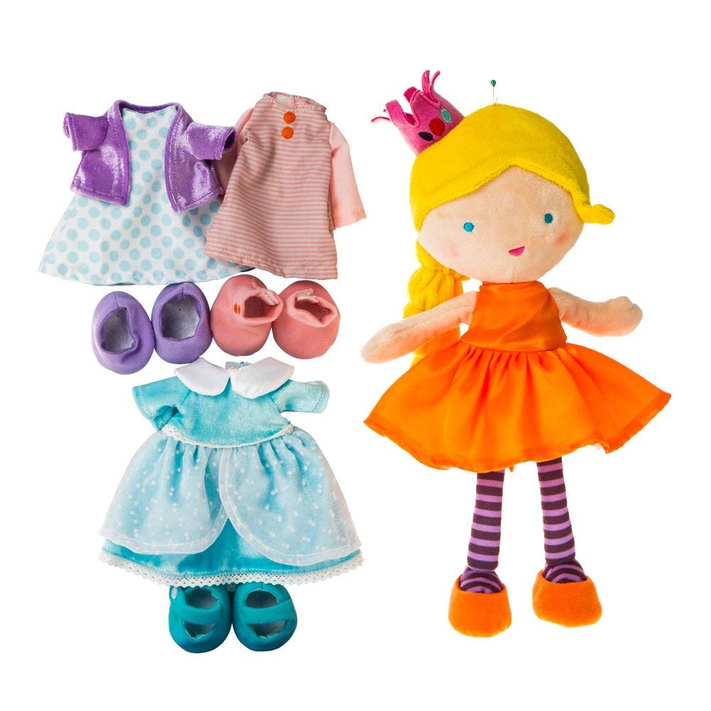 Labebe preschool girl 4in1 princess dress up set/gift, role play doll