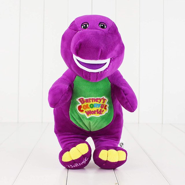 30cm Venta caliente Cantando Amigos Dinosaurio Barney Sing TE AMO Canción Muñeco de peluche Juguete Regalo de Navidad para niños Xishao Juguetes