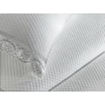 thumbnail image 4 of Ambesonne Retro Quilted Bedspread Set 3 Pcs, Classical Bridal Floral Motif, Queen Size, White and Grey, 4 of 5