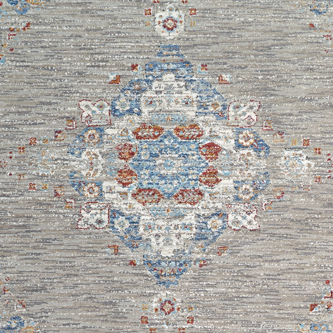 Couristan Nostalgia Hamadan Area Rug, Tawny-Denim, 7'10" x 10'9"