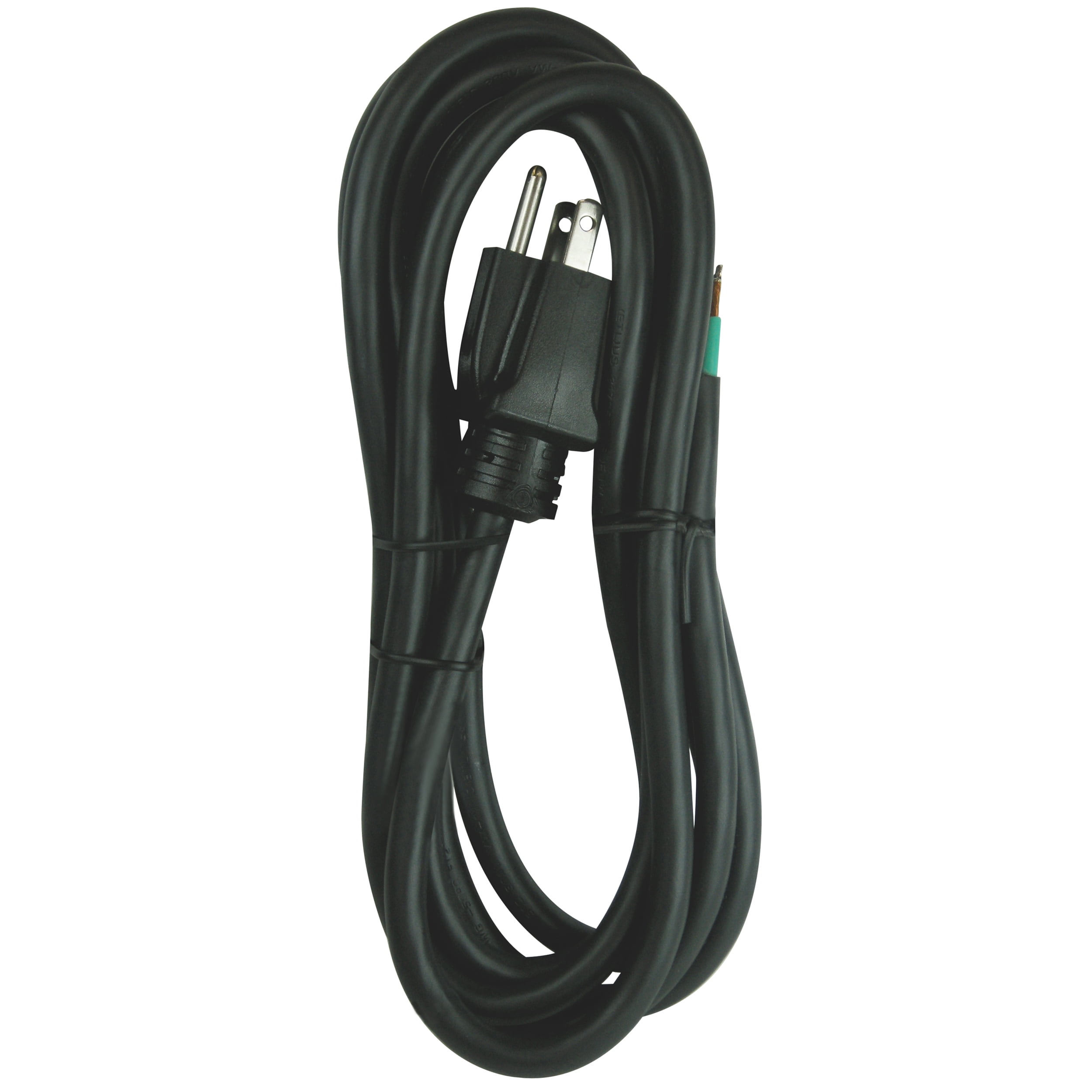 Clear Power 14/3 SJT 10 ft 3-Wire Heavy Duty Power Cord Replacement For Power Tools & Appliances, CP10007