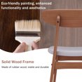 thumbnail image 5 of Etelifrank Mid-century Modern Dining Chair Set of 2, Faux Leather and Rubberwood Dining Chairs for Diningroom, Living Room, 5 of 7