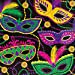 thumbnail image 5 of Amscan 501901 Mardi Gras Masques Serviettes de Table, 5" x 5", 16 Ct., 5 of 5