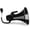 Black, variant on My Mealivos 75W ABS Material Heavy PA Bullhorn Megaphone Speaker with Adjustable Volume Loud Hand Held Megaphone-White