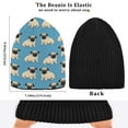 thumbnail image 5 of joogoo Cartoon Bulldog Beanie Hats Cuffed Winter Warm Knit Thick Beanies, 5 of 7