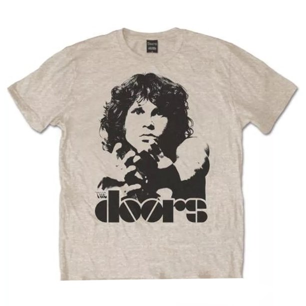 The Doors - Camiseta Break On Through de Algodón para Adultos Unisex (Arena)